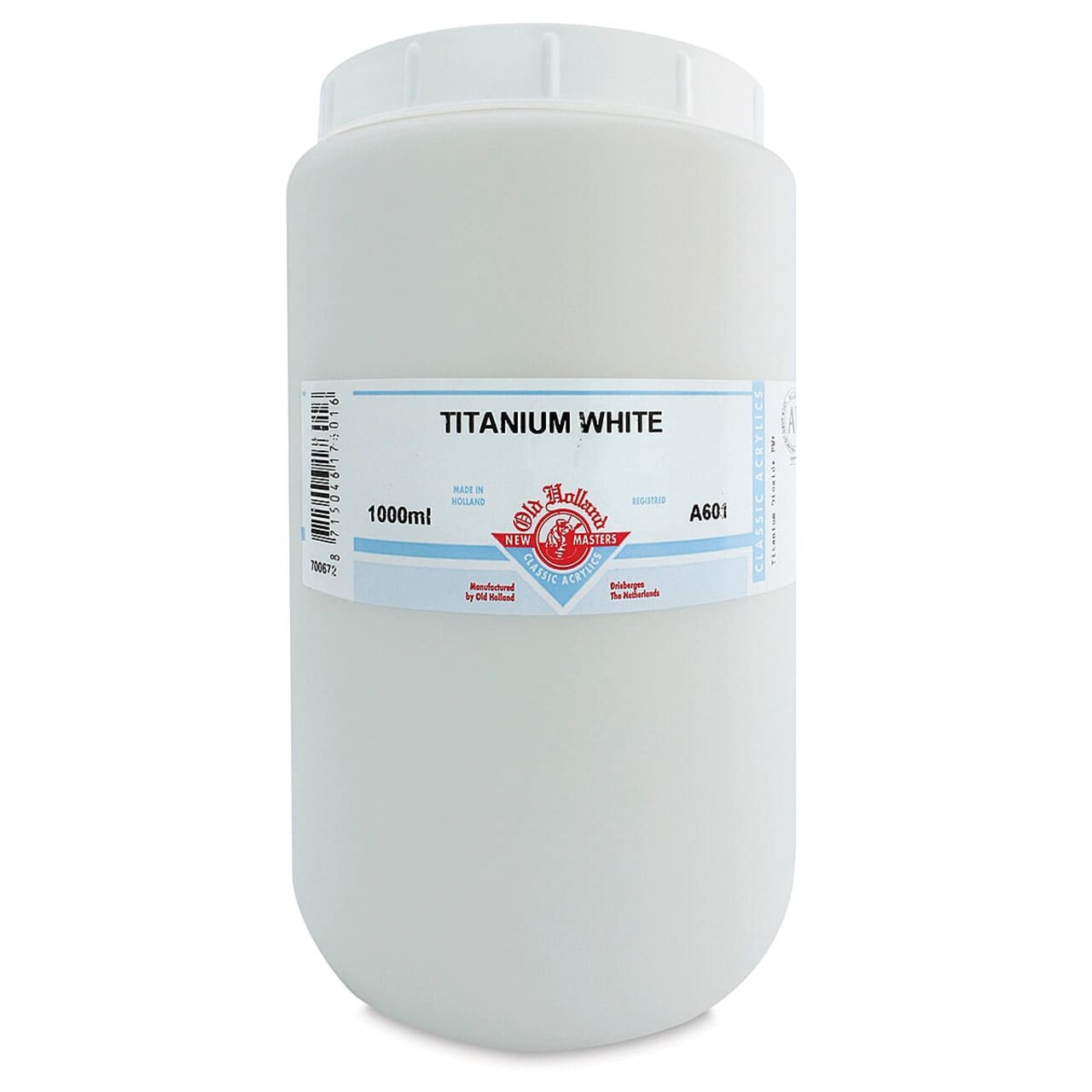 Old Holland New Masters Classic Acrylics - Titanium White, 1 L jar